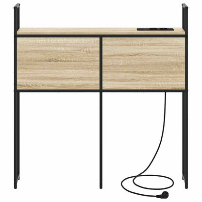 Opbevaringshovedgavl Sonoma-eg 90 Cm Konstrueret Træ - Billede 4