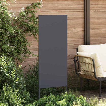 Have Privatliv Skærm Antracit 50 X 140 Cm Koldvalset Stål - Billede 3