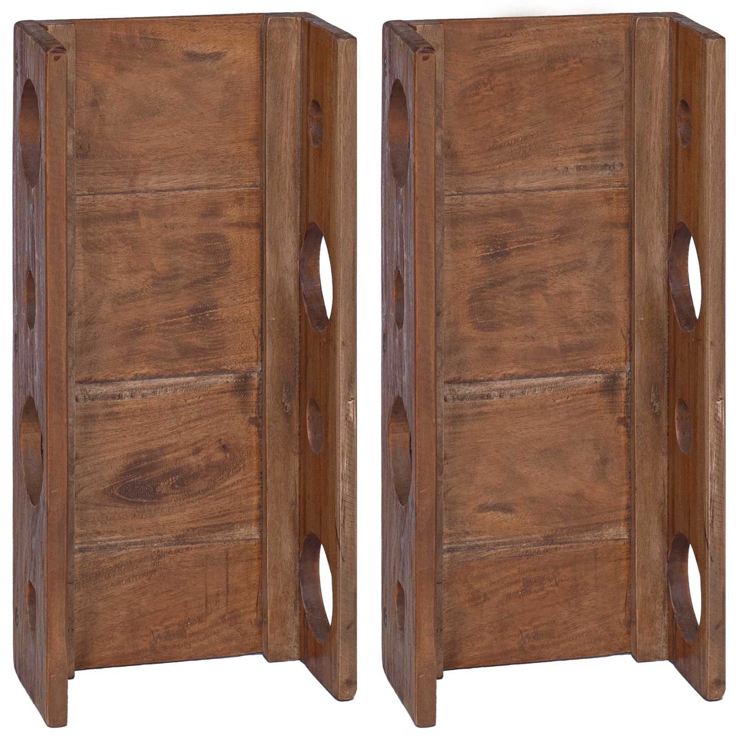 Hylde 24 X 13 X 54 Cm Massiv Mahogni - Billede 2