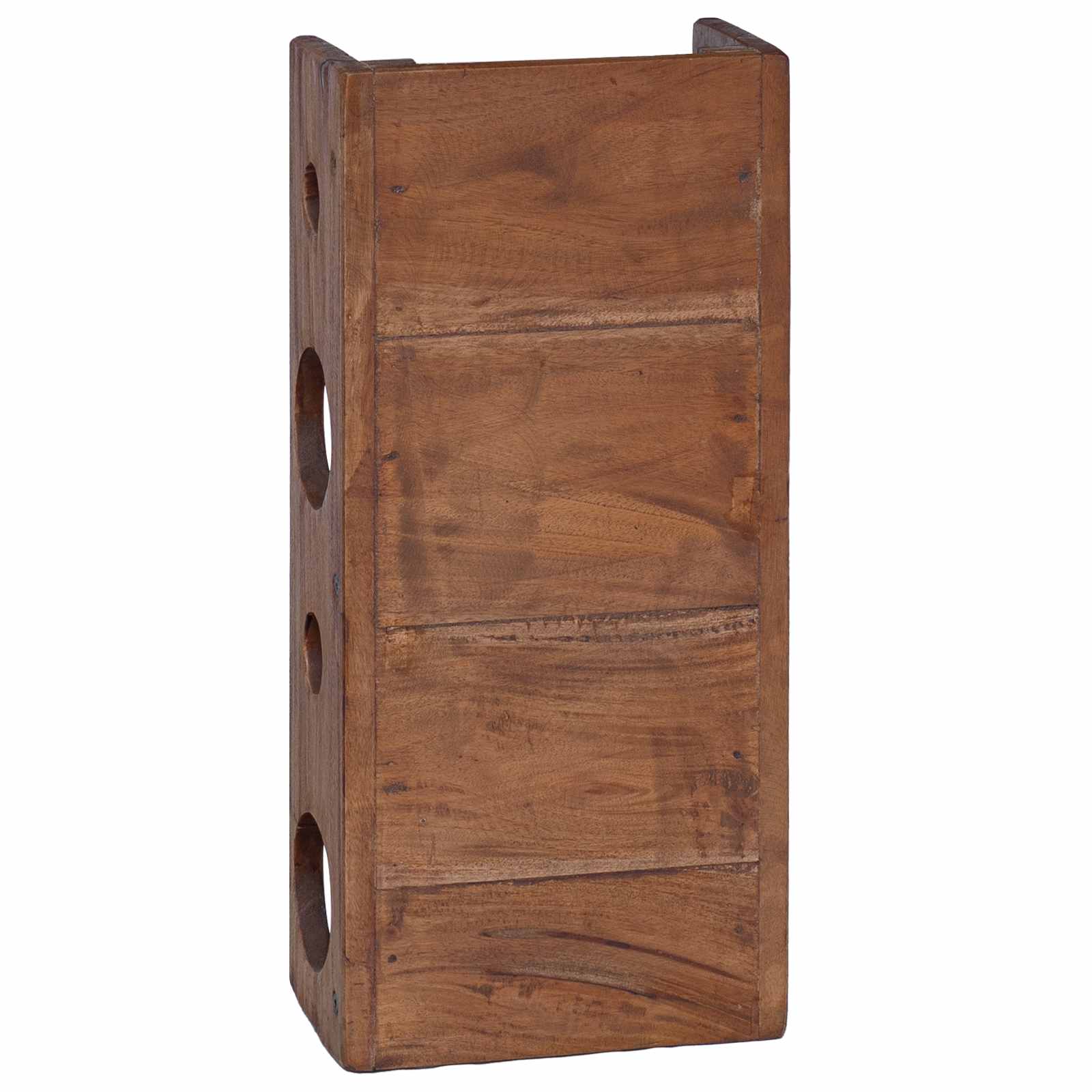 Hylde 24 X 13 X 54 Cm Massiv Mahogni - Billede 8