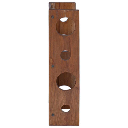 Hylde 24 X 13 X 54 Cm Massiv Mahogni - Billede 7