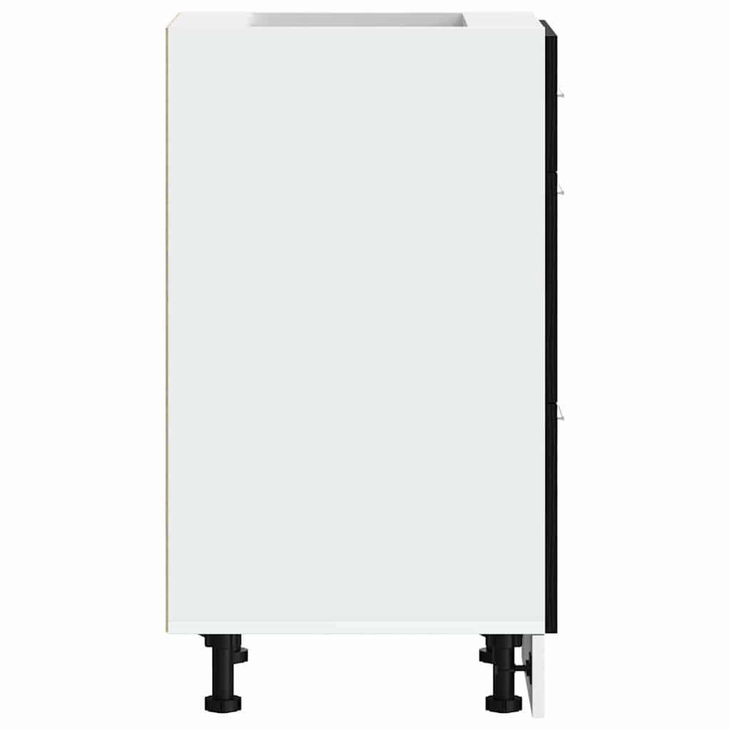 Køkken Base Kabinet Eg 40 X 46 X 81,5 Cm Konstrueret Træ - Billede 6