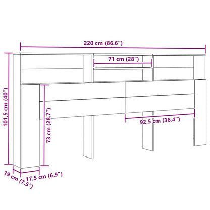 Hovedgærde Skab Artisan Eg 220 19 101,5 Cm Konstrueret Træ - Billede 9