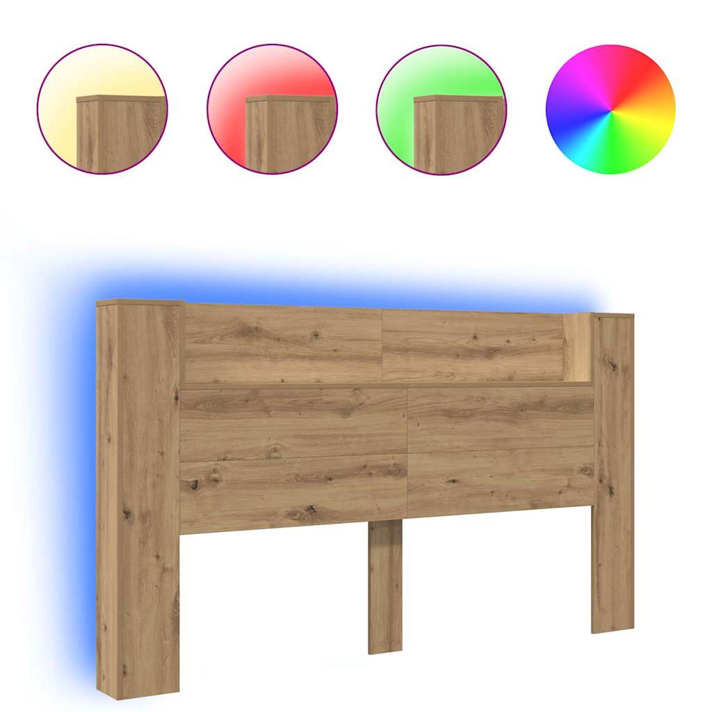 Hovedgærde Skab Artisan Eg 180 X 17 X 104.5 Cm Konstrueret Træ - Billede 4
