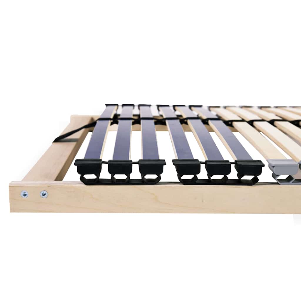 Lamelbund Brun 90 X 190 Cm Massivt Bøgetræ - Billede 3