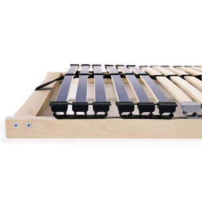 Lamelbund Brun 90 X 190 Cm Massivt Bøgetræ - Billede 5