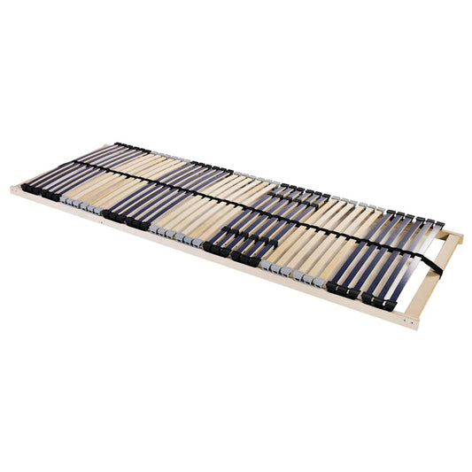 Lamelbund Brun 90 190 Cm Massivt Bøgetræ - Hovedbillede