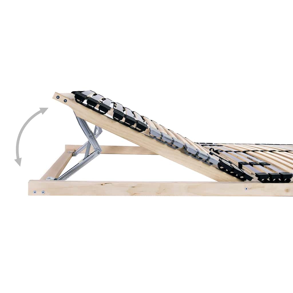 Lamelbund Brun 80 190 Cm Massivt Bøgetræ - Billede 3