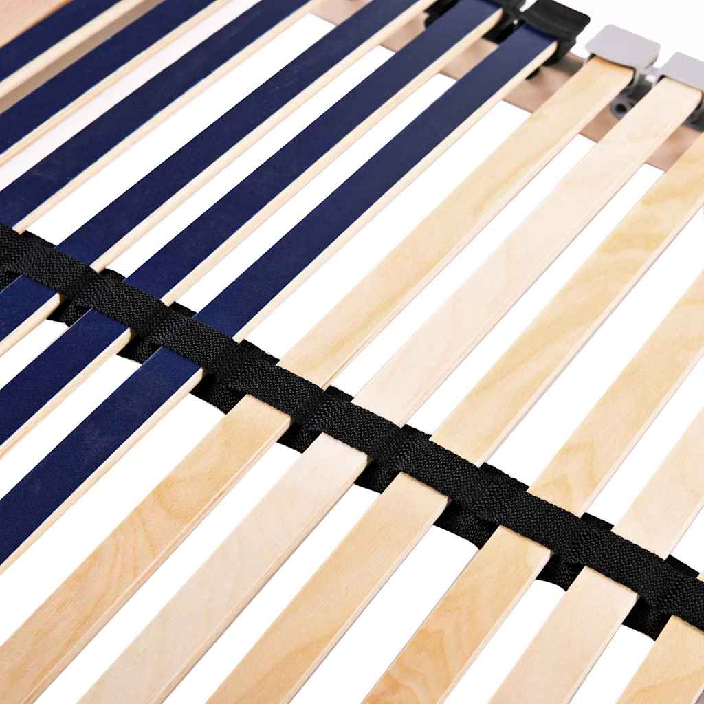 Lamelbund Brun 80 X 190 Cm Massivt Bøgetræ - Billede 4