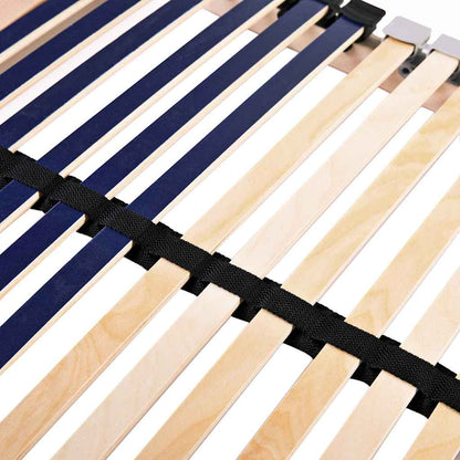 Lamelbund Brun 80 X 190 Cm Massivt Bøgetræ - Billede 4