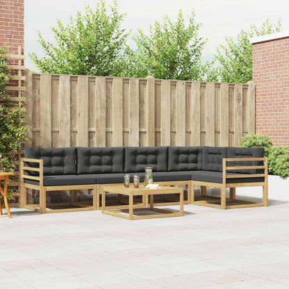 Udendørs Sofagruppe Med Pude 6 Dele - Variant 3386466