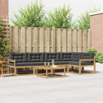 Udendørs Sofagruppe Med Pude 6 Dele - Variant 3386471