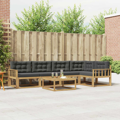 Udendørs Sofagruppe Med Pude 6 Dele - Variant 3386476