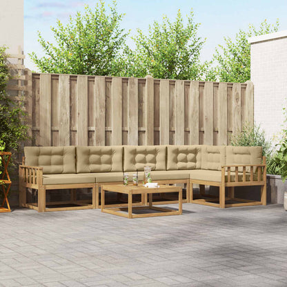 Udendørs Sofagruppe Med Pude 6 Dele - Variant 3386477