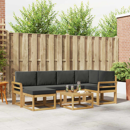 Udendørs Sofagruppe Med Pude 7 Dele - Variant 3387911