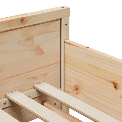 Udvidelig Sengestel Til Børn Andet Brun 80 X 130 / 165 / 200 Cm - Billede 10