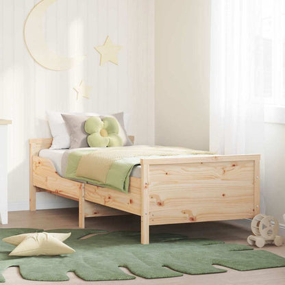 Sengestel Med Hovedgærde 80 X 200 Cm Konstrueret Træ - Variant 877203