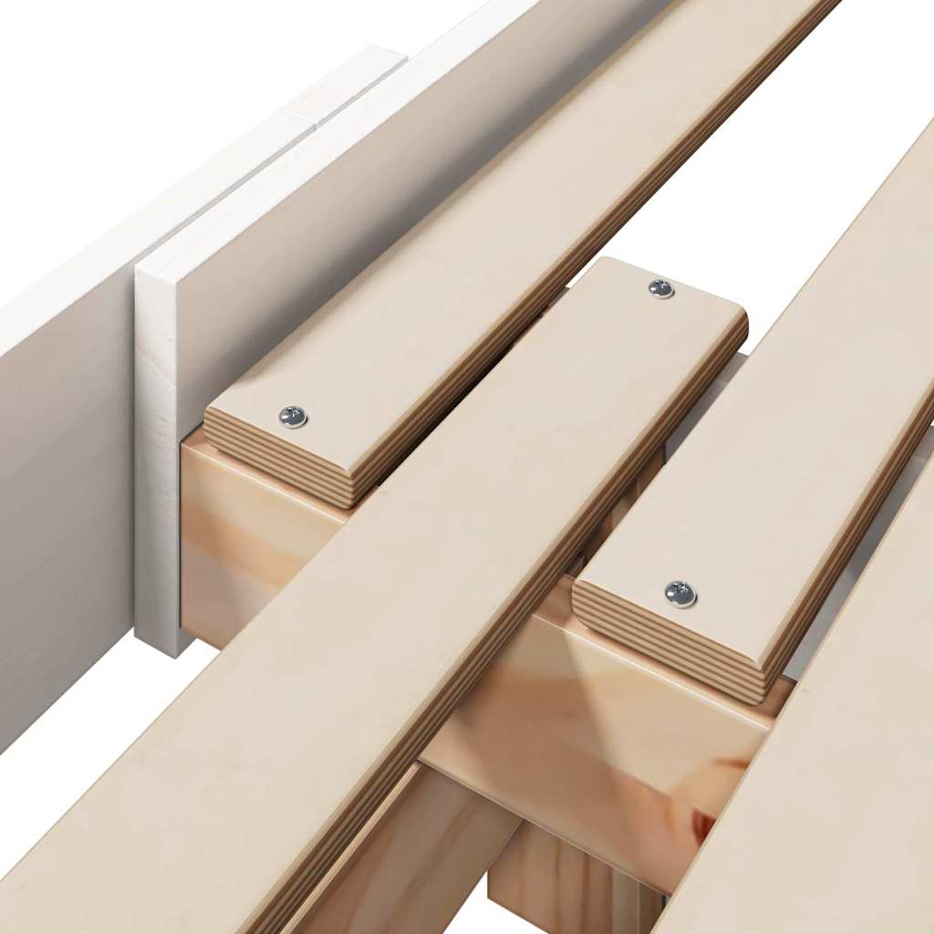 Udvidelig Sengestel Til Børn Other Hvid 80 X 130 / 165 / 200 Cm - Billede 9