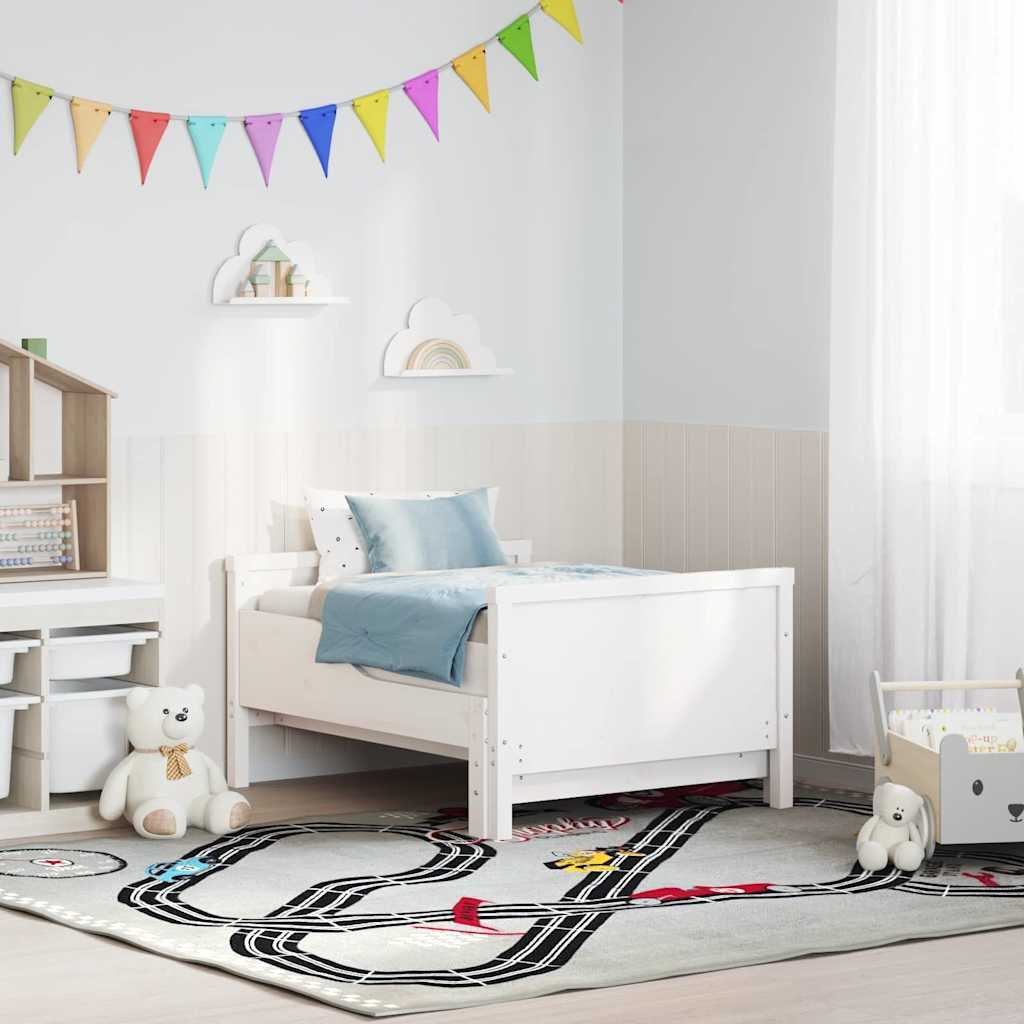 Udvidelig Sengestel Til Børn Other Hvid 80 X 130 / 165 / 200 Cm - Billede 5