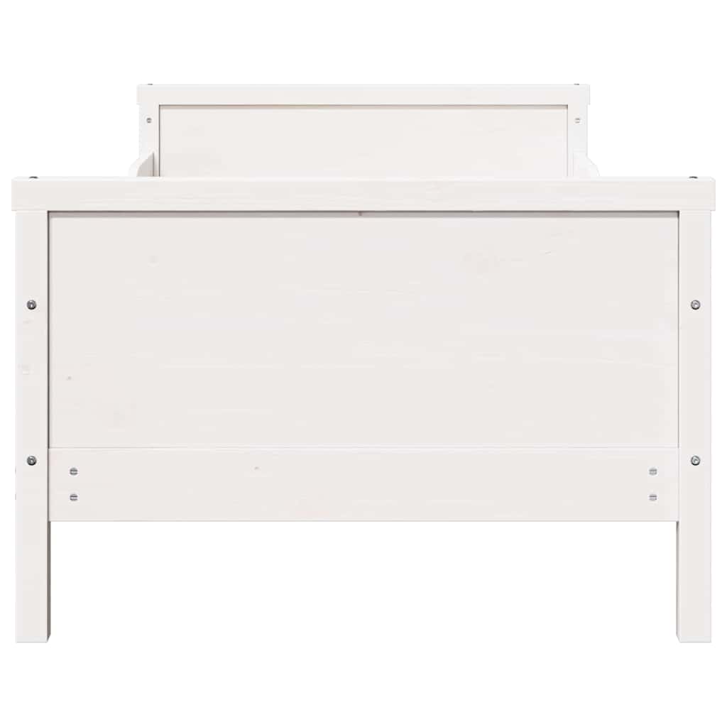 Udvidelig Sengestel Til Børn Other Hvid 80 X 130 / 165 / 200 Cm - Billede 6