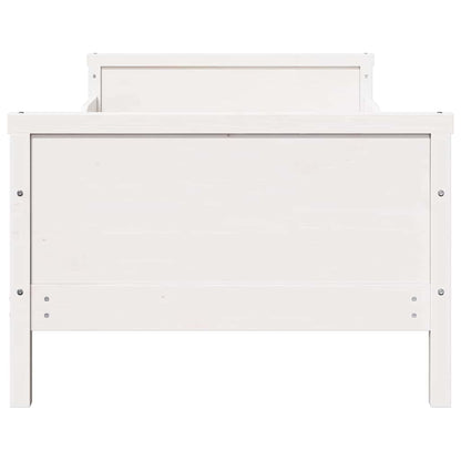 Udvidelig Sengestel Til Børn Other Hvid 80 X 130 / 165 / 200 Cm - Billede 6