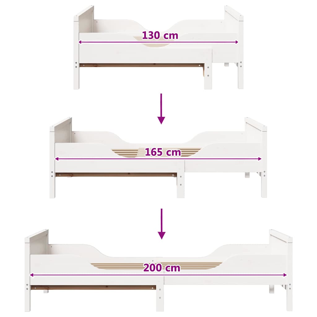 Sengestel Med Hovedgærde 80 X 200 Cm Konstrueret Træ - Billede 10