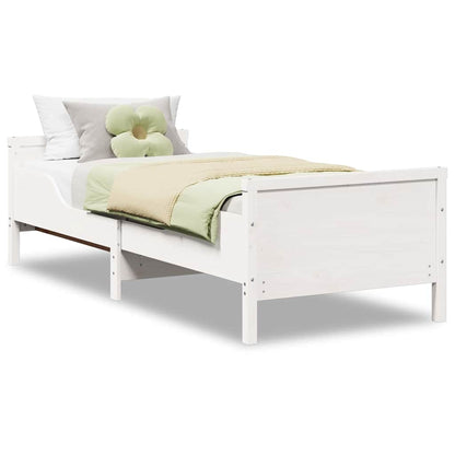 Udvidelig Sengestel Til Børn Other Hvid 80 130 / 165 / 200 Cm - Billede 4