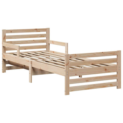 Udvidelig Sengestel Til Børn Other Brun 80 130 / 165 / 200 Cm - Billede 2