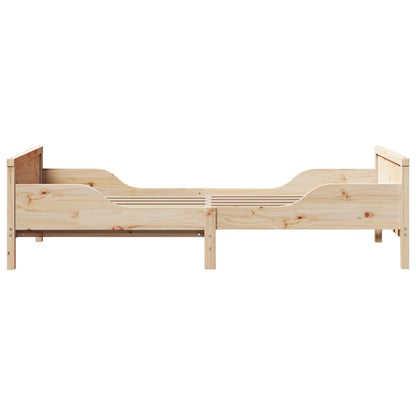 Udvidelig Sengestel Til Børn Other Brun 80 130 / 165 / 200 Cm - Billede 7