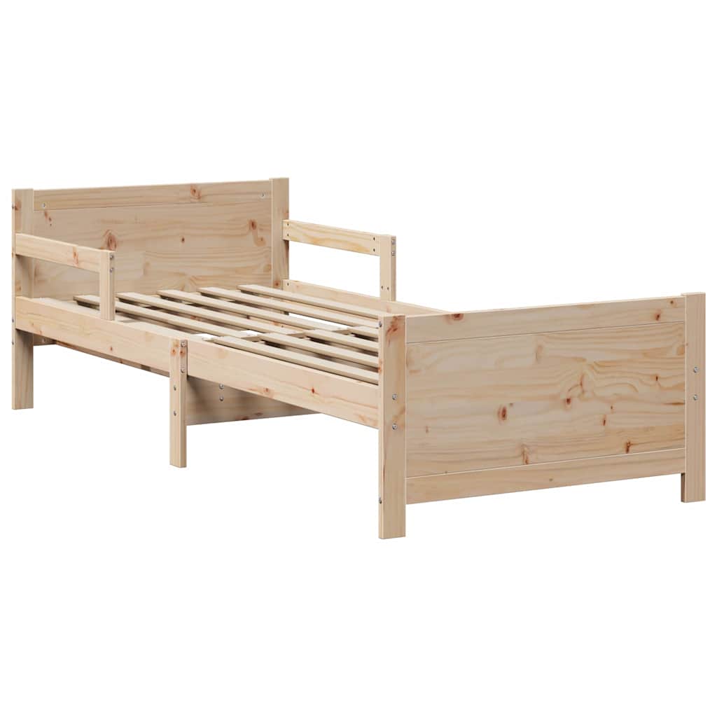 Udvidelig Sengestel Til Børn Other Brun 80 X 130 / 165 / 200 Cm - Billede 2