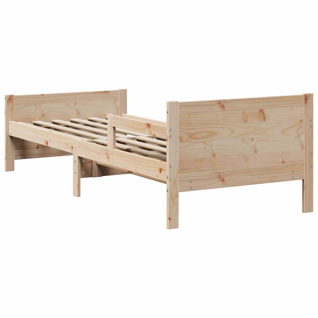 Udvidelig Sengestel Til Børn Other Brun 80 130 / 165 / 200 Cm - Billede 8