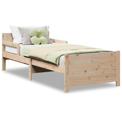 Udvidelig Sengestel Til Børn Other Brun 80 X 130 / 165 / 200 Cm - Billede 4