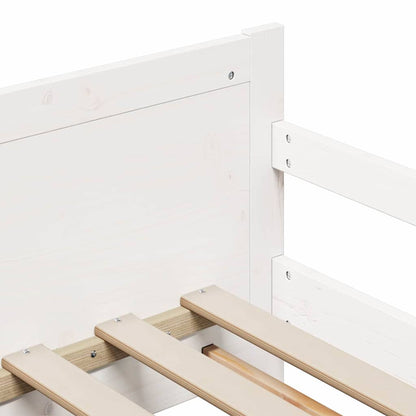 Sengestel Med Hovedgærde 80 X 200 Cm Konstrueret Træ - Billede 9