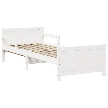 Sengestel Med Hovedgærde 80 X 200 Cm Konstrueret Træ - Billede 4