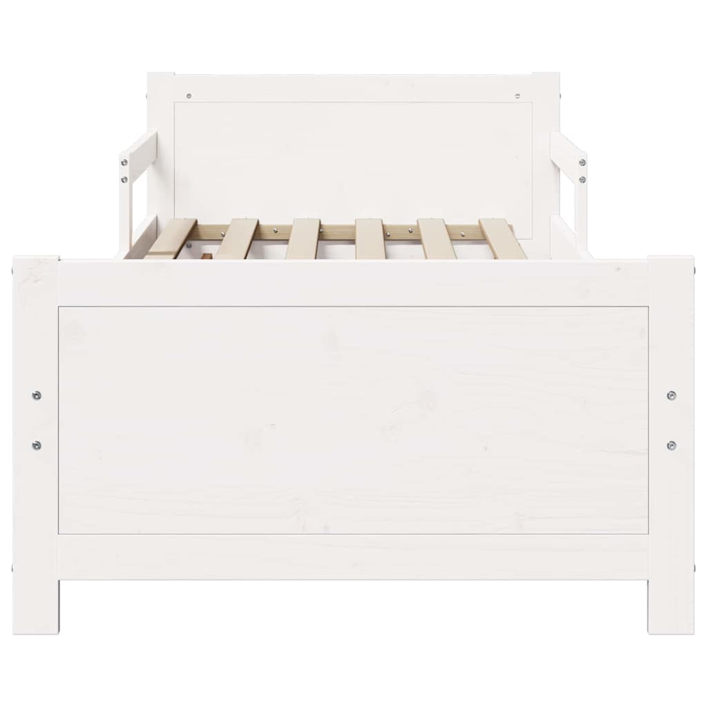 Udvidelig Sengestel Til Børn Other Hvid 80 X 130 / 165 / 200 Cm - Billede 6