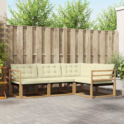 Udendørs Sofagruppe Med Pude 4 Dele - Variant 3388624