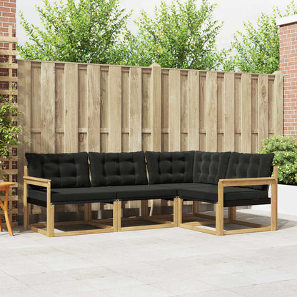 Udendørs Sofagruppe Med Pude 4 Dele - Variant 3388630