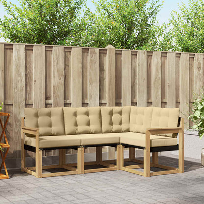 Udendørs Sofagruppe Med Pude 4 Dele - Variant 3389423