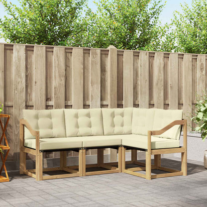 Udendørs Sofagruppe Med Pude 4 Dele - Variant 3389436
