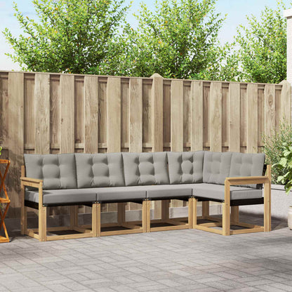 Udendørs Sofagruppe Med Pude 5 Dele - Variant 3389469