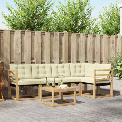 Udendørs Sofagruppe Med Pude 6 Dele - Variant 3389488