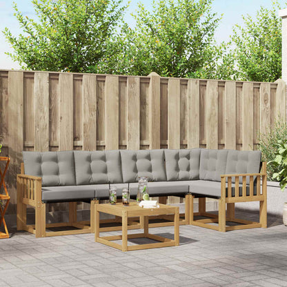 Udendørs Sofagruppe Med Pude 6 Dele - Variant 3389497