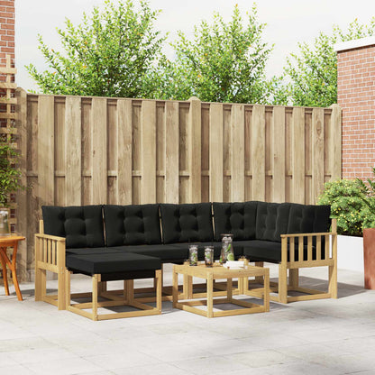 Udendørs Sofagruppe Med Pude 7 Dele - Variant 3389666