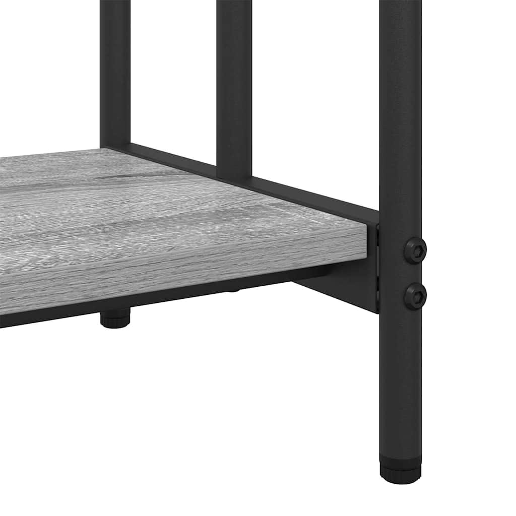 Tøjstativ Grå Sonoma-eg 90 X 30 X 100.5 Cm Konstrueret Træ - Billede 8