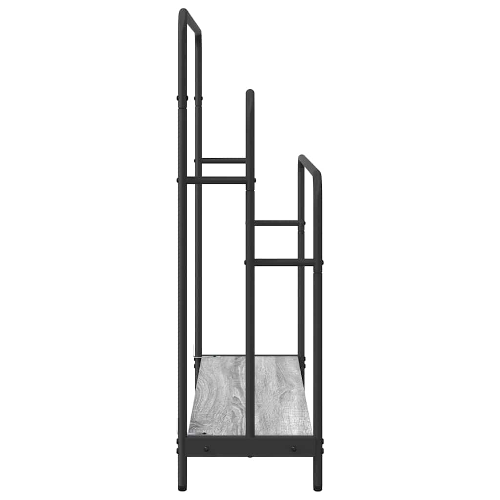 Tøjstativ Grå Sonoma-eg 90 X 30 X 100.5 Cm Konstrueret Træ - Billede 6
