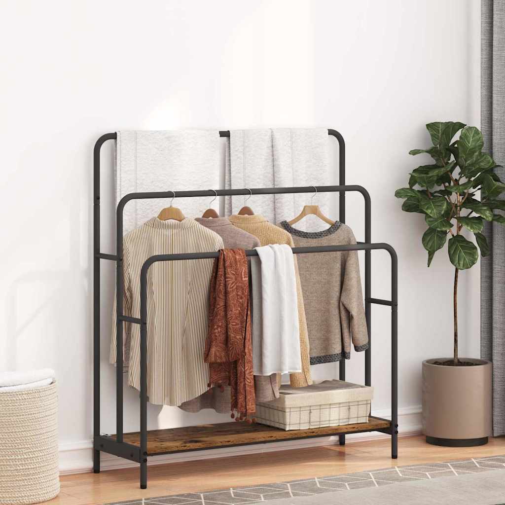 Tøjstativ Gammelt Træ 90 X 30 X 100.5 Cm Konstrueret Træ - Hovedbillede