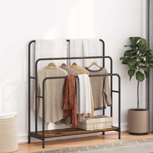 Tøjstativ Gammelt Træ 90 X 30 X 100.5 Cm Konstrueret Træ - Hovedbillede