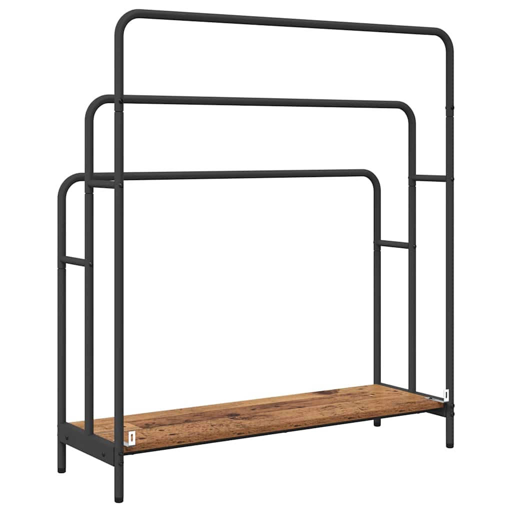 Tøjstativ Gammelt Træ 90 X 30 X 100.5 Cm Konstrueret Træ - Billede 7