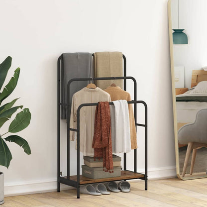 Tøjstativ Gammelt Træ 60 X 30 X 100.5 Cm Konstrueret Træ - Billede 4