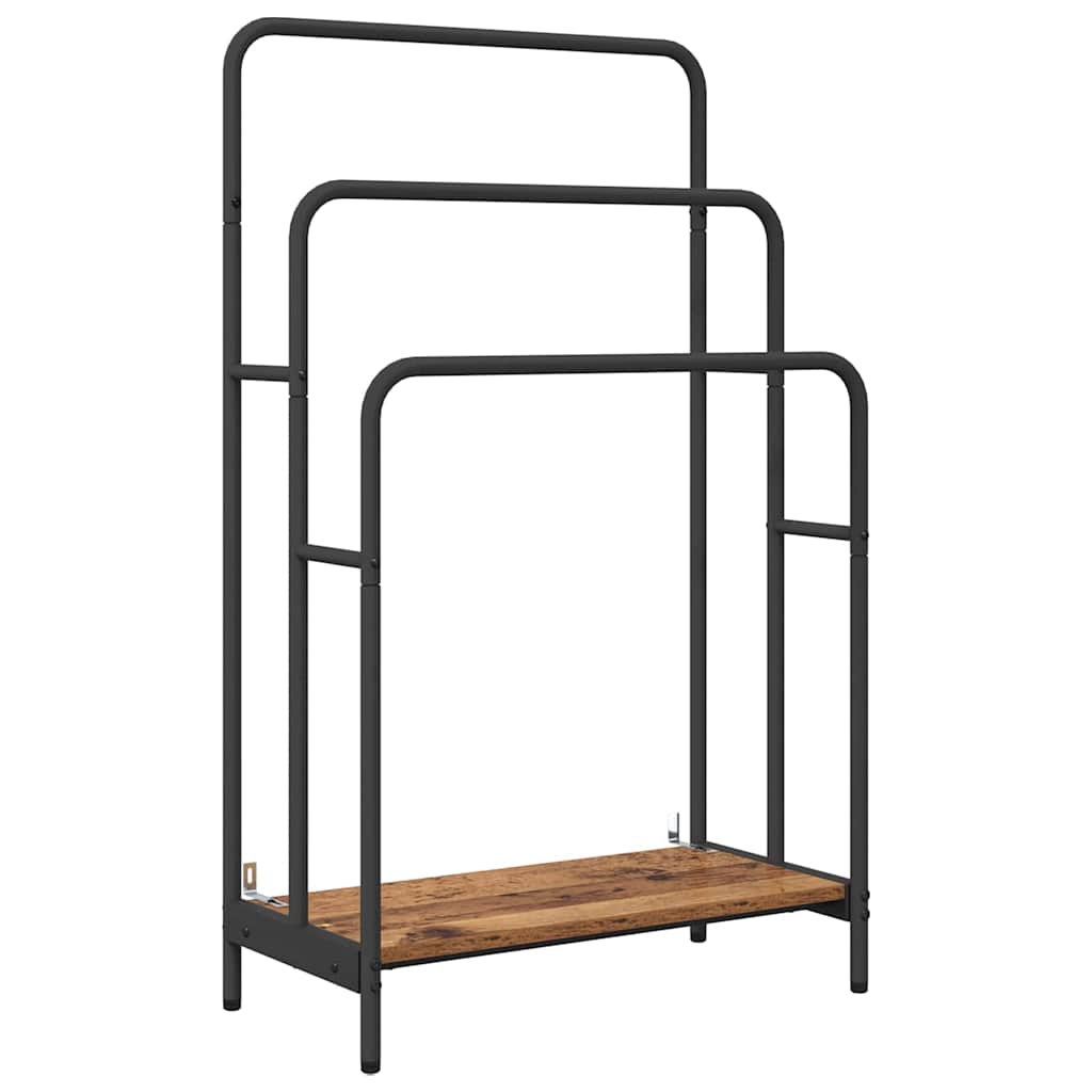 Tøjstativ Gammelt Træ 60 X 30 X 100.5 Cm Konstrueret Træ - Billede 2